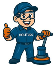 Mascote da Politudo com politriz